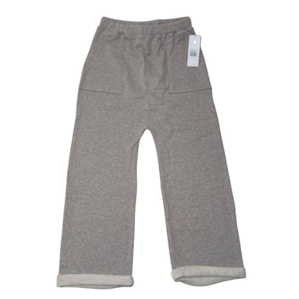 Spiritual Gangster Slouchy Straight Leg Sweatpants In Heather Gray